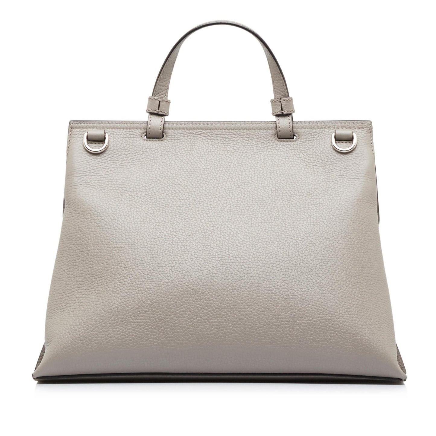 Gucci Bamboo Daily SHG-RoSjcU Calf Grey Medium Satchel Bag