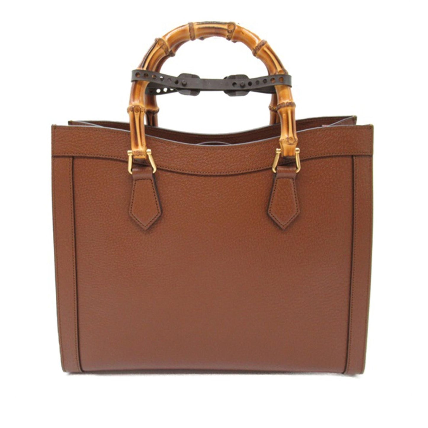 Gucci Bamboo Diana SHG-tAzlT0 Calf Brown Medium Satchel Bag
