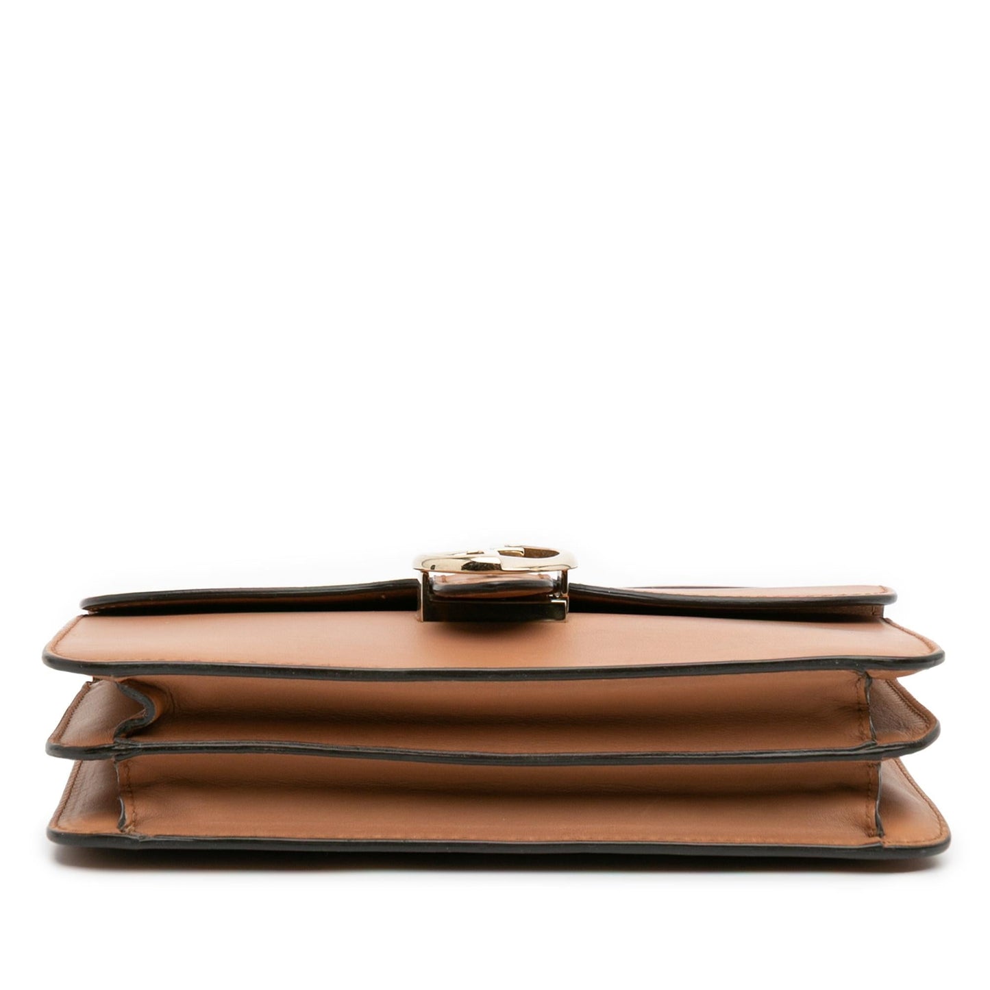 Gucci Calfskin Flap Medium Shoulder Bag