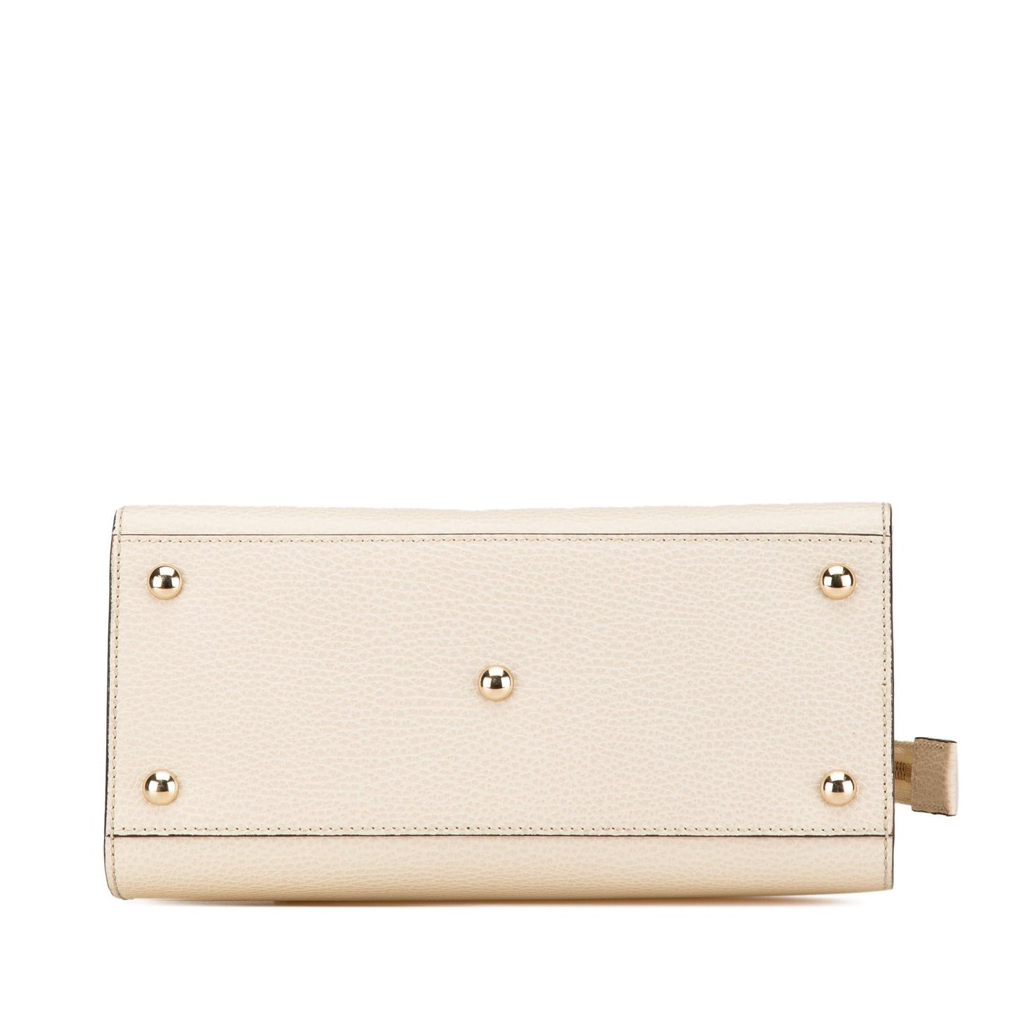 Gucci Dollar Soho Calf White Medium Satchel Bag