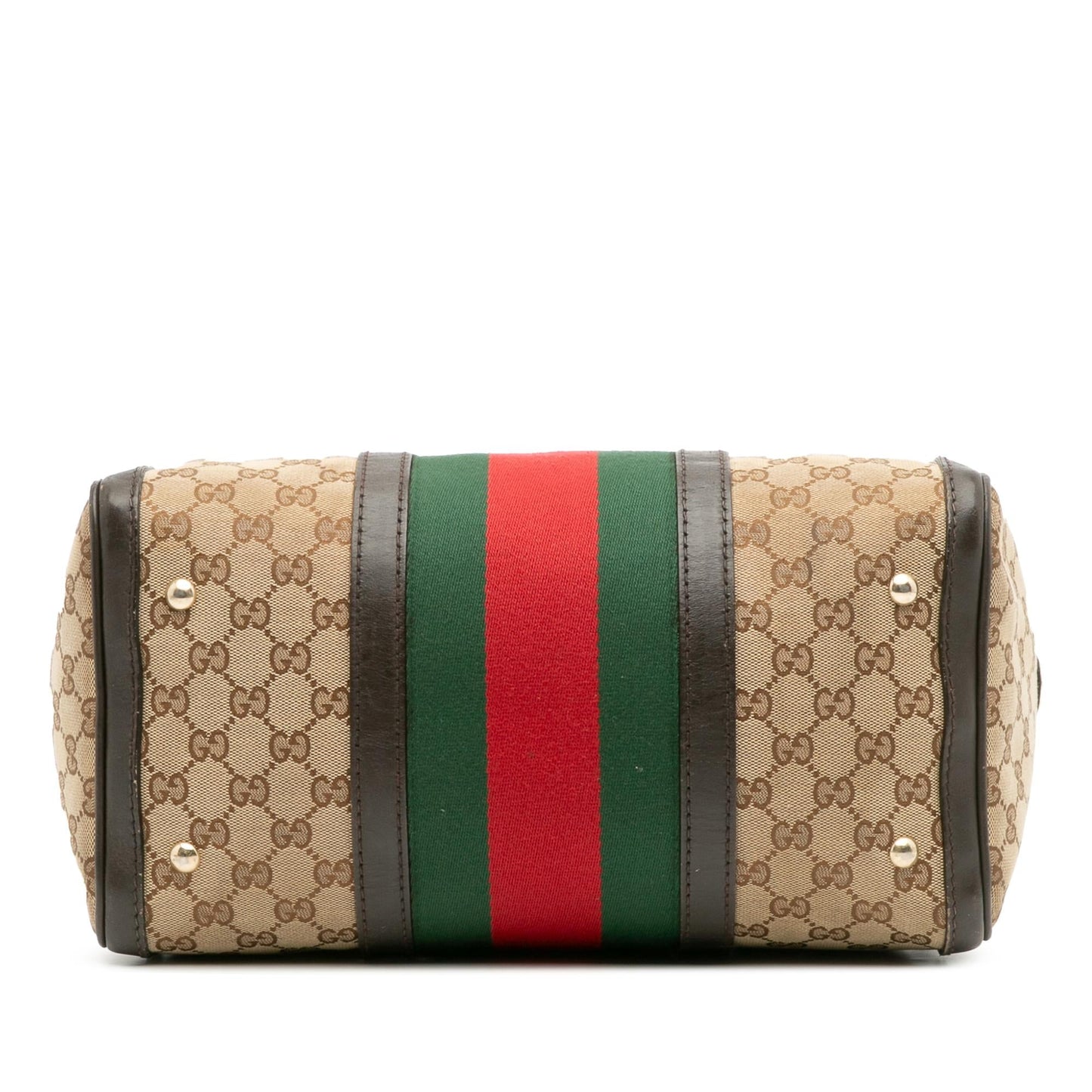 Gucci GG Web Joy Boston Canvas Medium Travel Bag