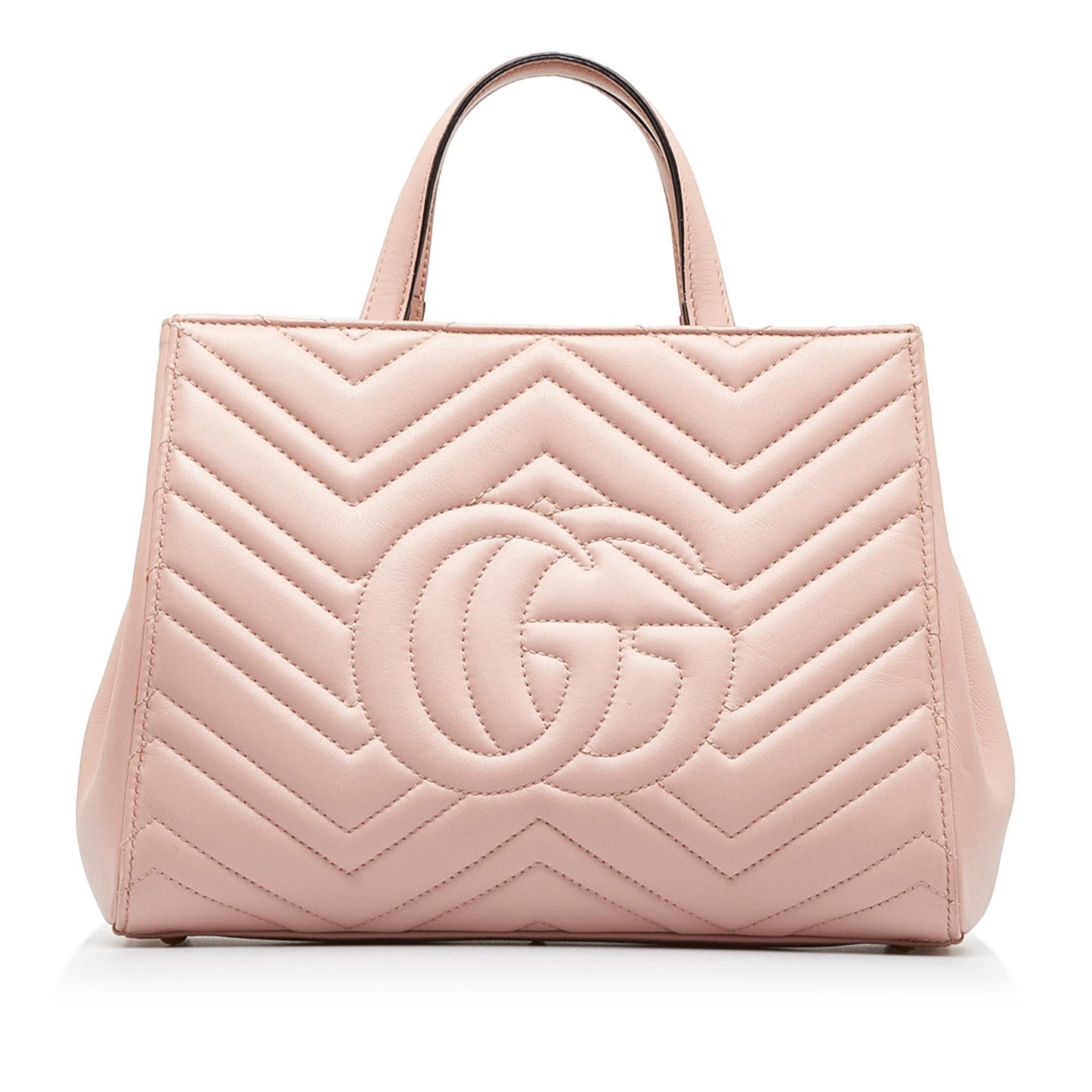 Gucci GG Marmont SHG-ogkbtd Matelasse Calf Pink Medium Tote Bag