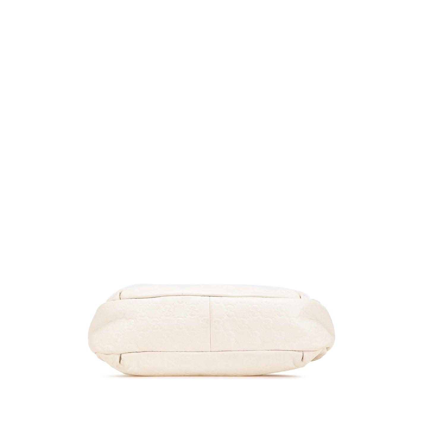 Gucci Guccissima New Ladies Calf White Medium Shoulder Bag