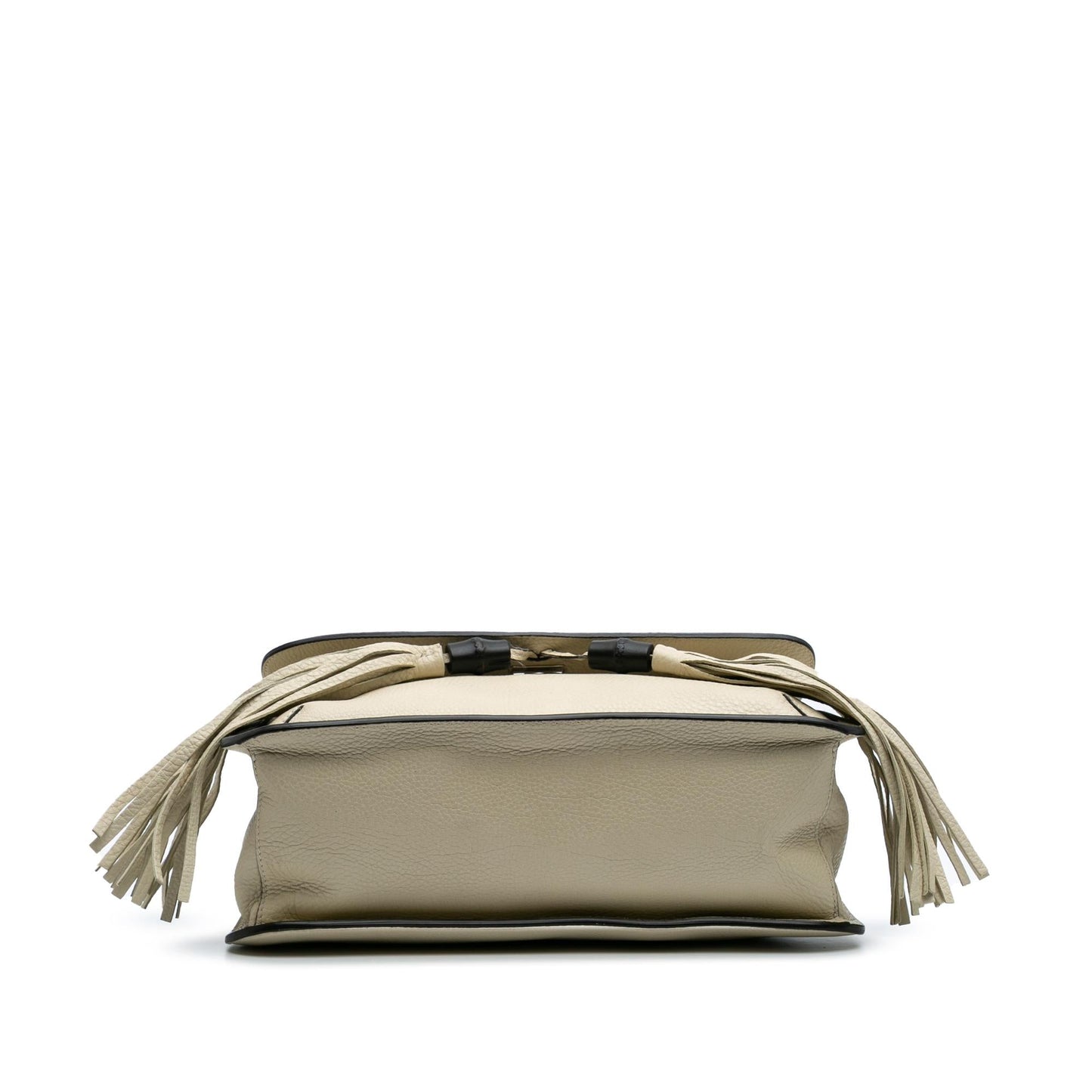 Gucci Bamboo Daily Leather Calf Brown Medium Crossbody Bag Crossbody 7