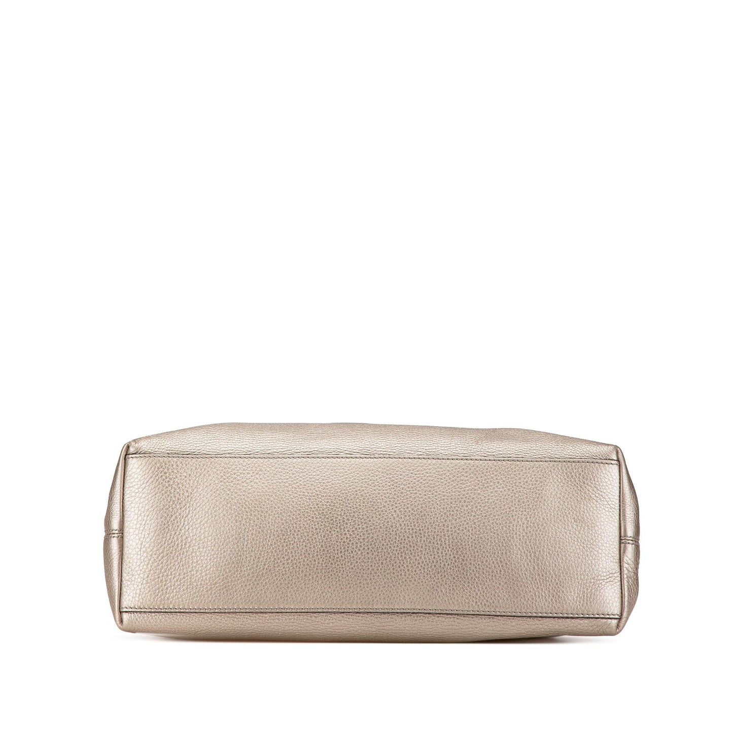 Gucci Soho Chain Leather Calf Silver Medium Tote Bag
