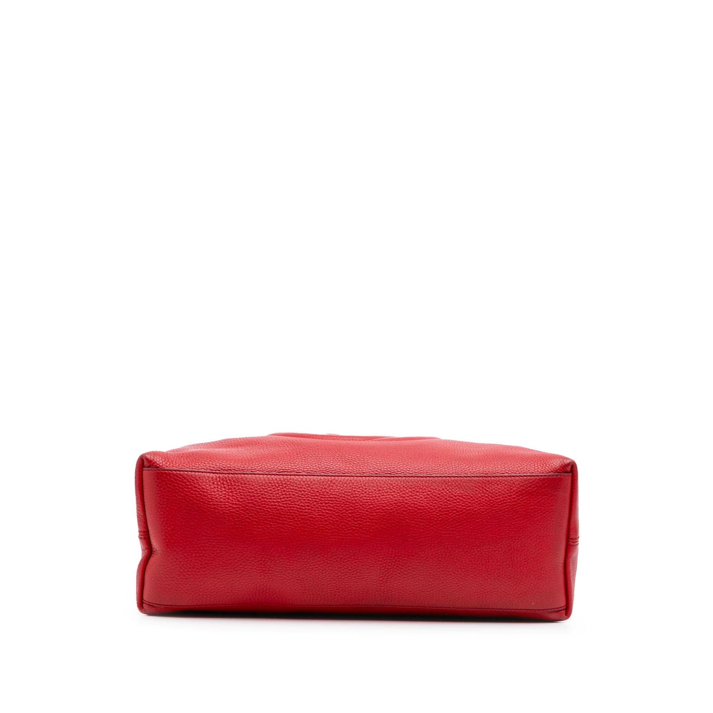 Gucci Soho Chain Leather Calf Red Medium Tote Bag Tote 16