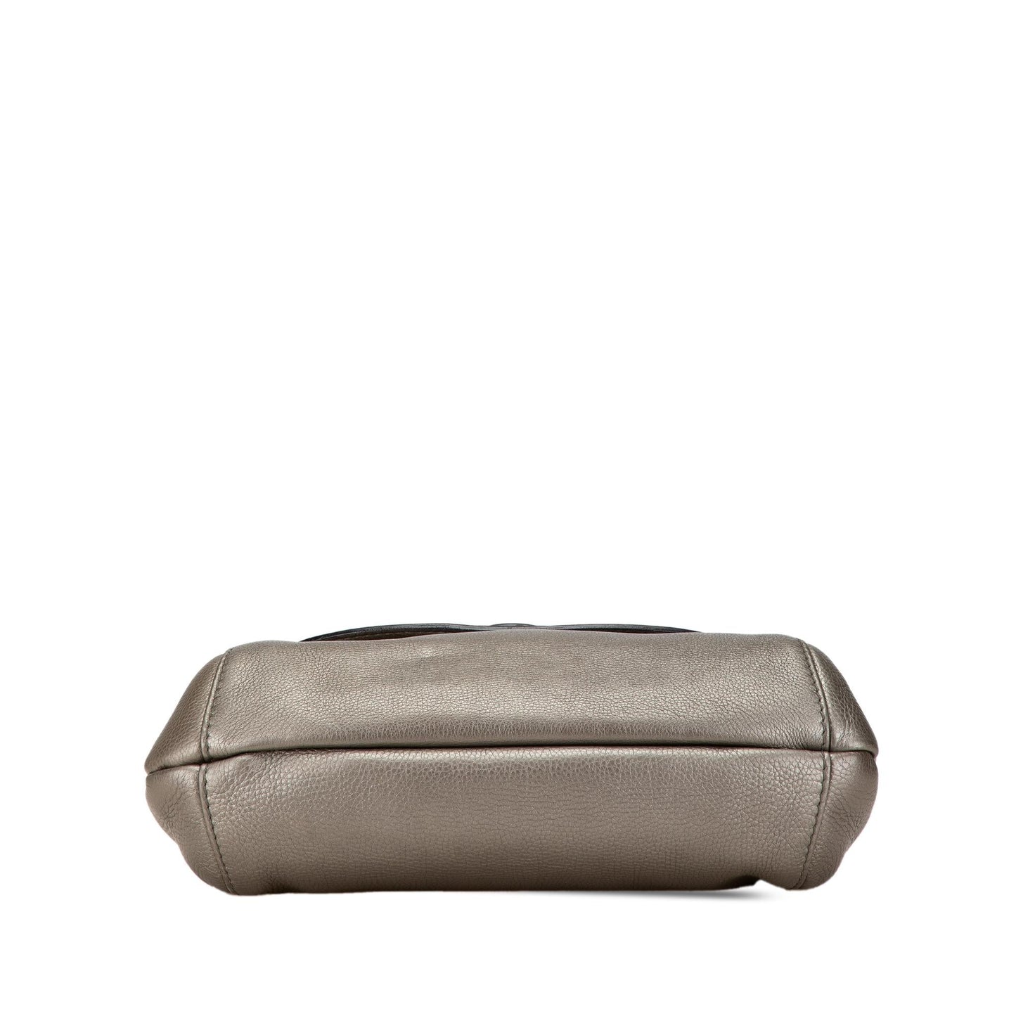 Gucci Techno Horsebit Flap Leather Calf Grey Medium Shoulder Bag Bag 1