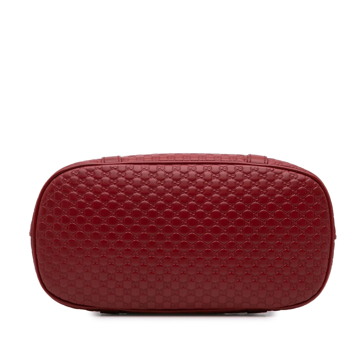 Gucci Microguccissima Dome Calf Red Medium Satchel Bag