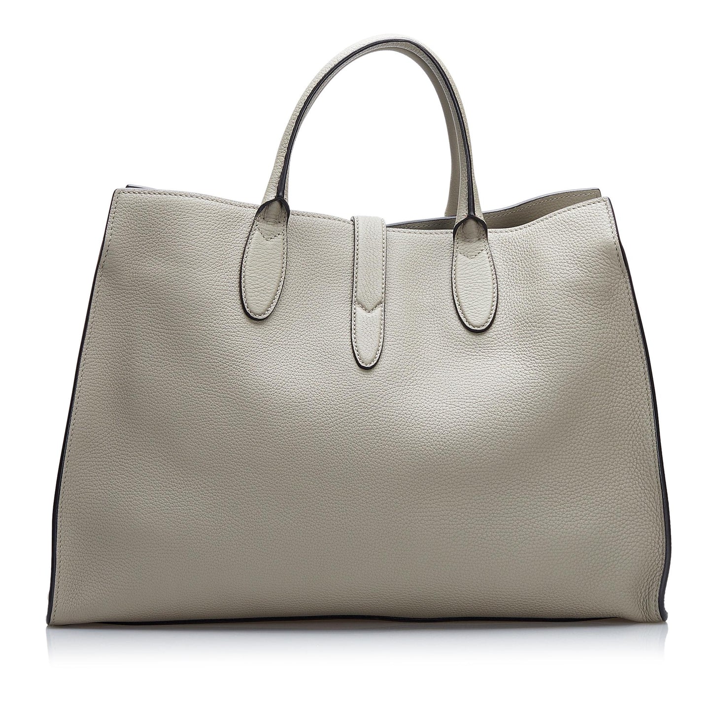 Gucci Soft Jackie SHG-QxnXkM Calf Grey Medium Tote Bag