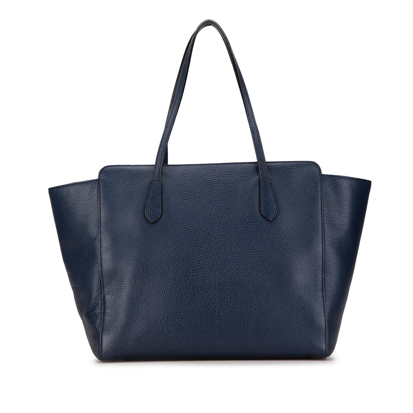 Gucci Swing SHG-O6tU1m Calf Blue Medium Tote Bag