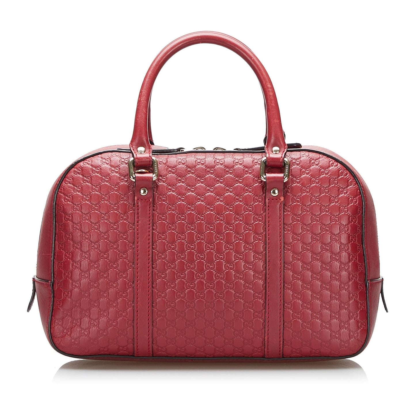 Gucci Microguccissima Bree SHG-vBAMHW Calf Red Satchel Bag