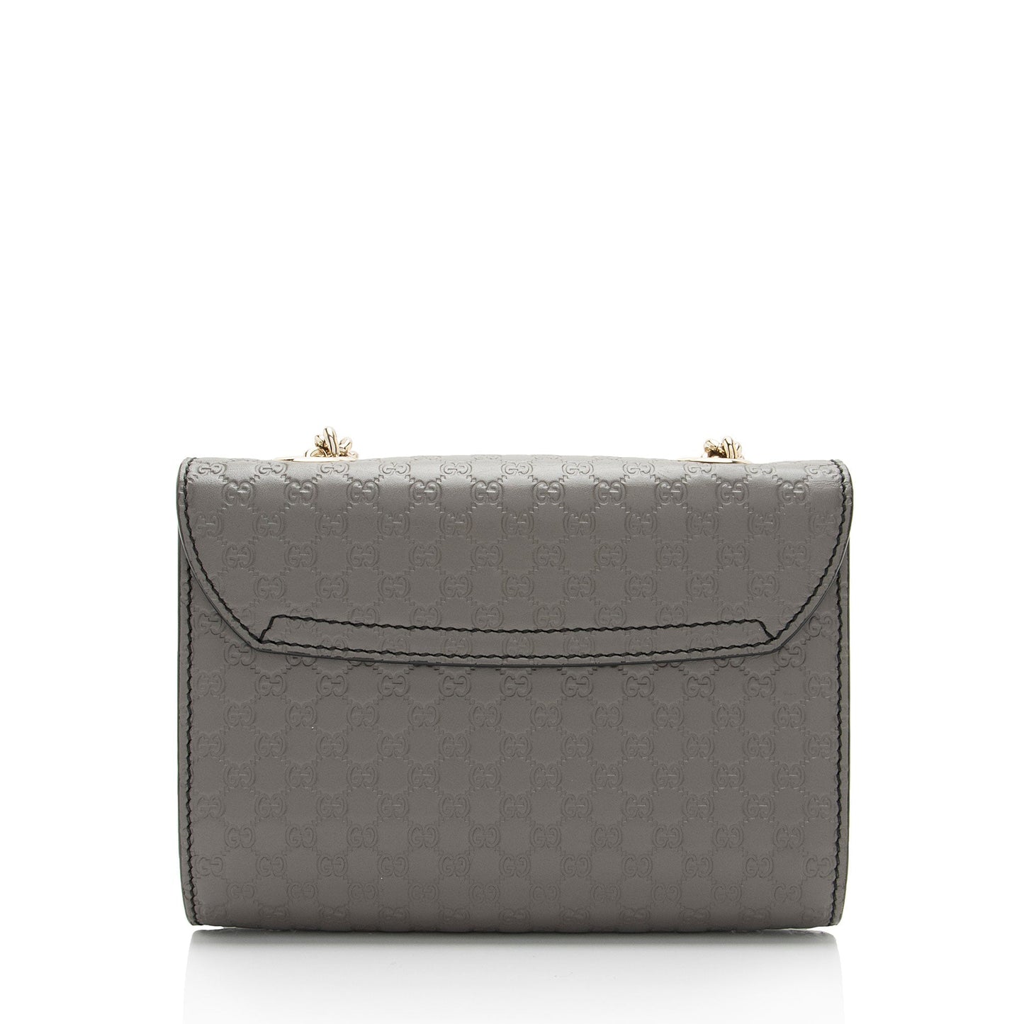 Gucci Microguccissima Emily Leather Grey Mini Crossbody Bag Shf Hah7Fj