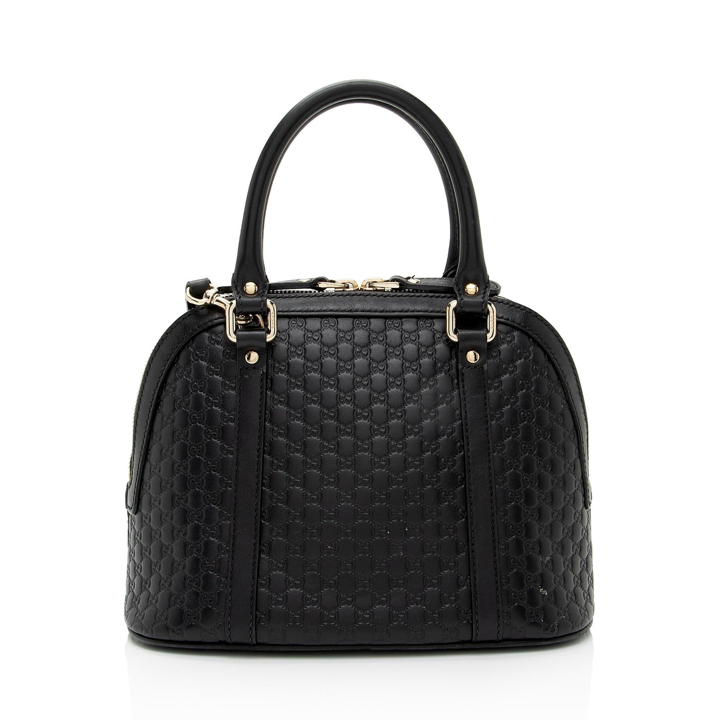 Gucci Microguccissima Joy Dome SHF-gNWzYP Leather Black Small Satchel Bag