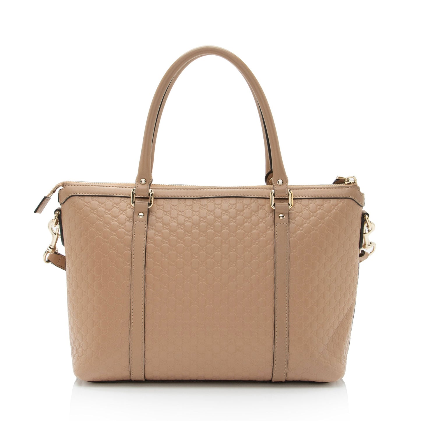 Gucci Microguccissima Joy Zip SHF-TARqrv Leather Beige Medium Tote Bag