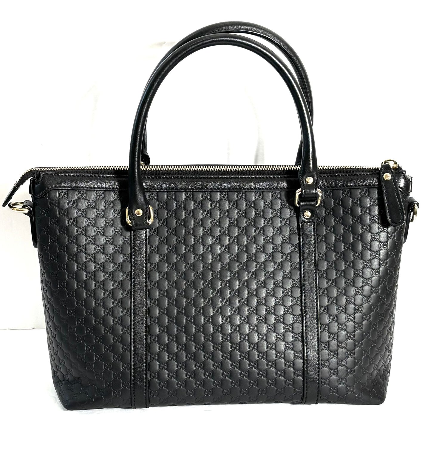Gucci Microguccissima Leather Convertible Large Tote Bag
