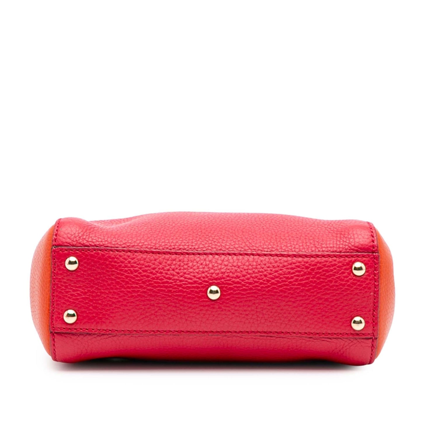 Gucci Bicolor Bamboo Shopper Calfskin Mini Tote Bag