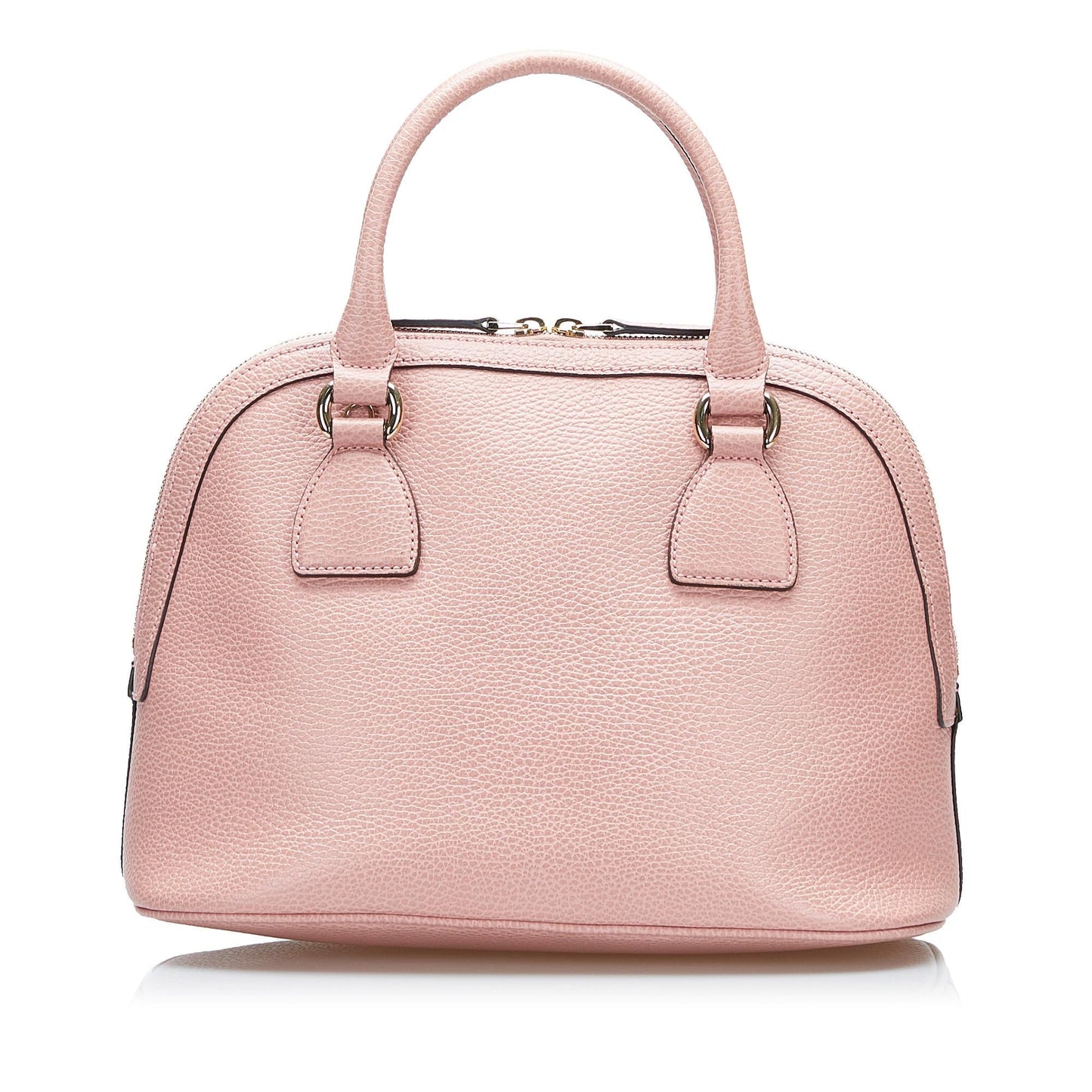 Gucci GG Charm Dome SHG-bq20lV Calf Pink Mini Satchel Bag
