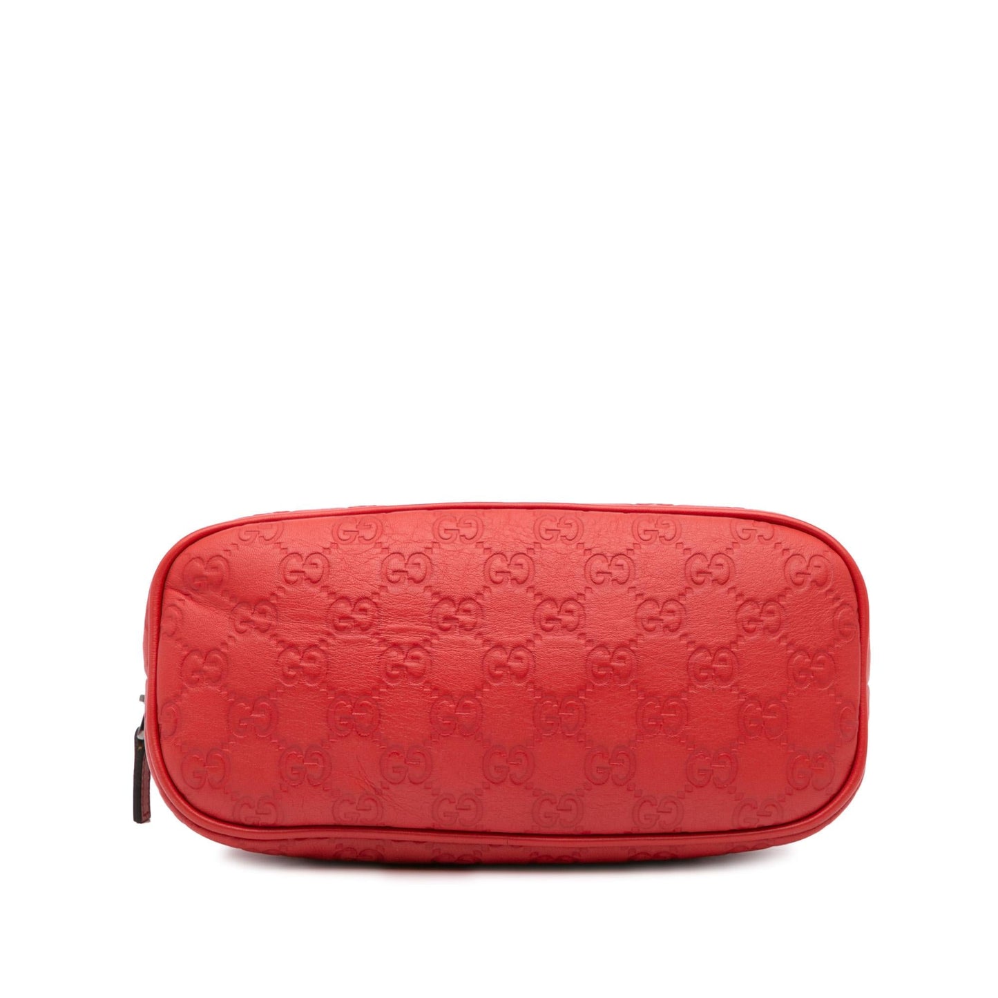 Gucci Guccissima Dome Calf Red Mini Satchel Bag