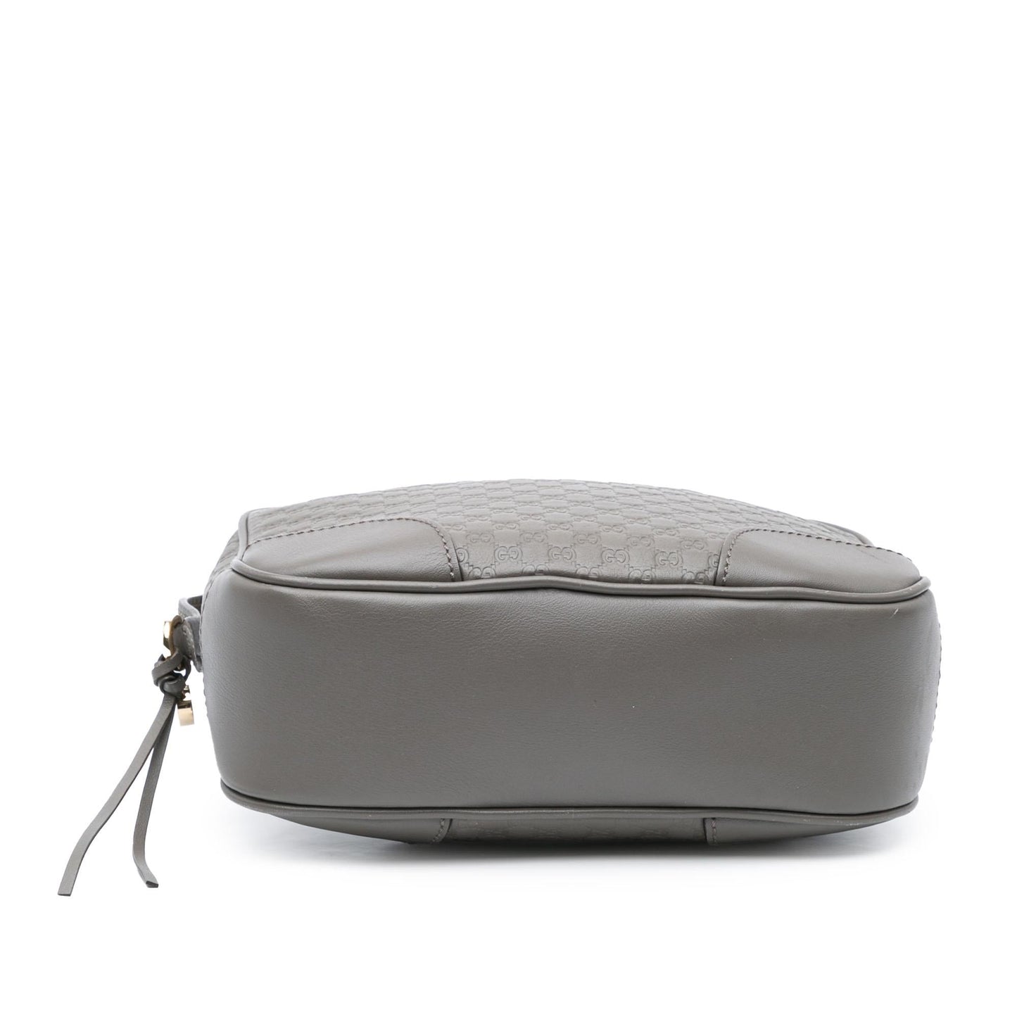 Gucci Microguccissima Bree Calf Grey Mini Crossbody Bag