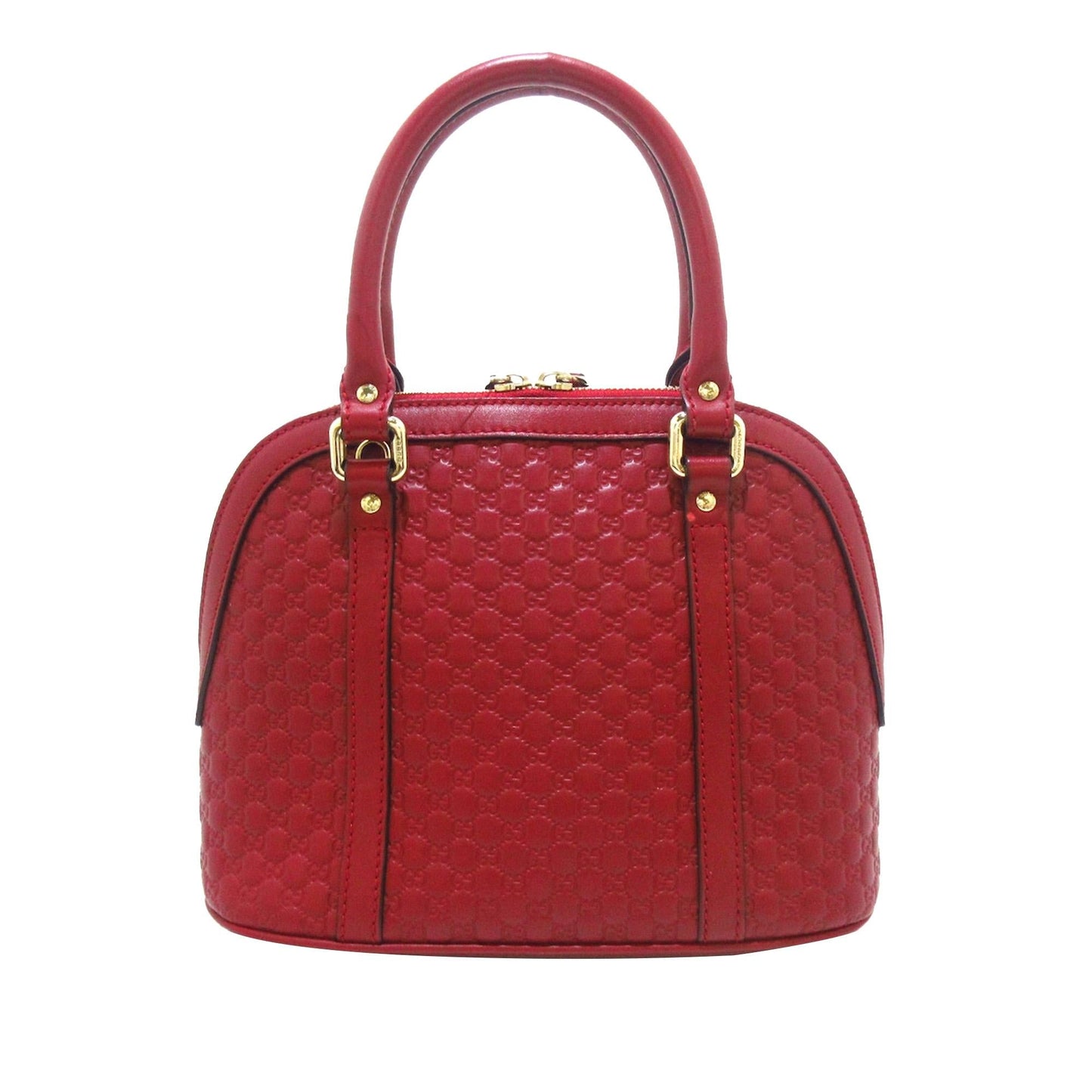 Gucci Microguccissima Dome SHG-CMtEtz Calf Red Mini Satchel Bag