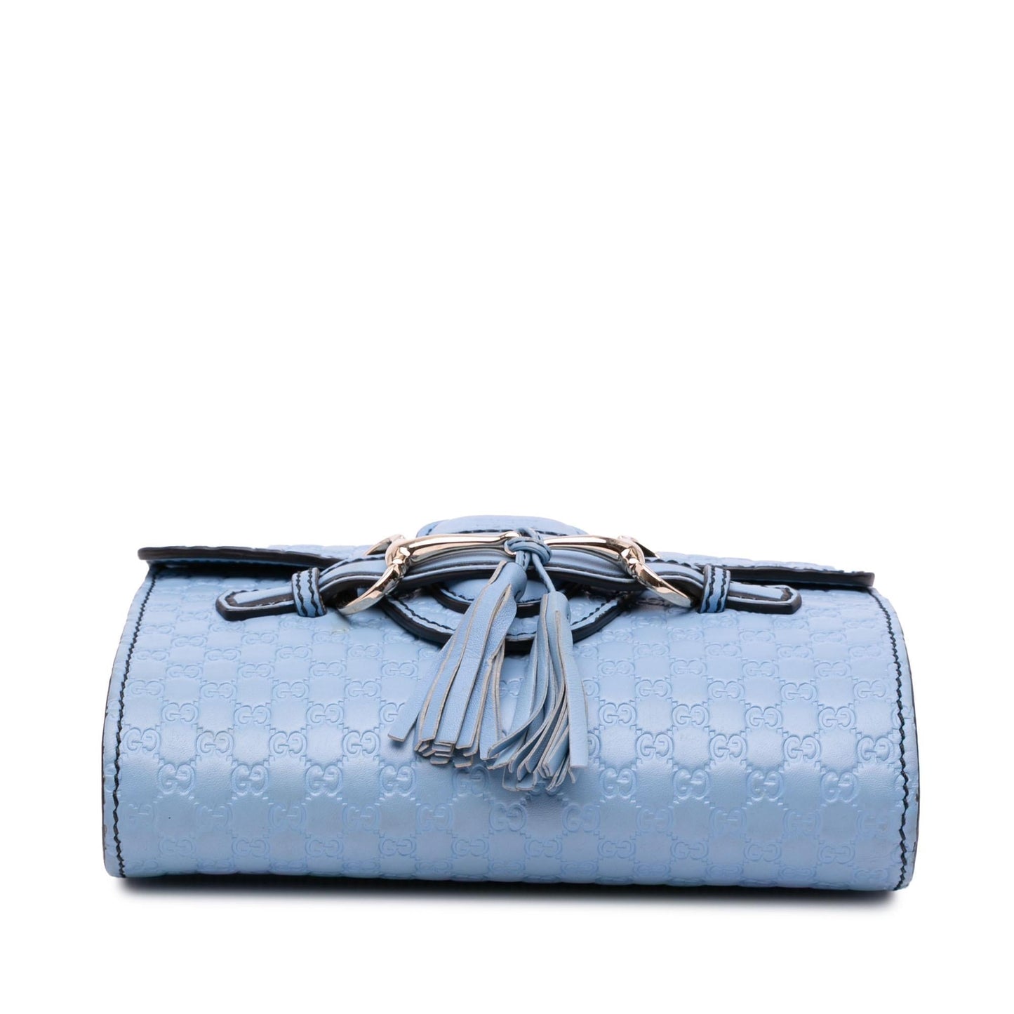Gucci Microguccissima Emily Calf Blue Mini Crossbody Bag Crossbody 3