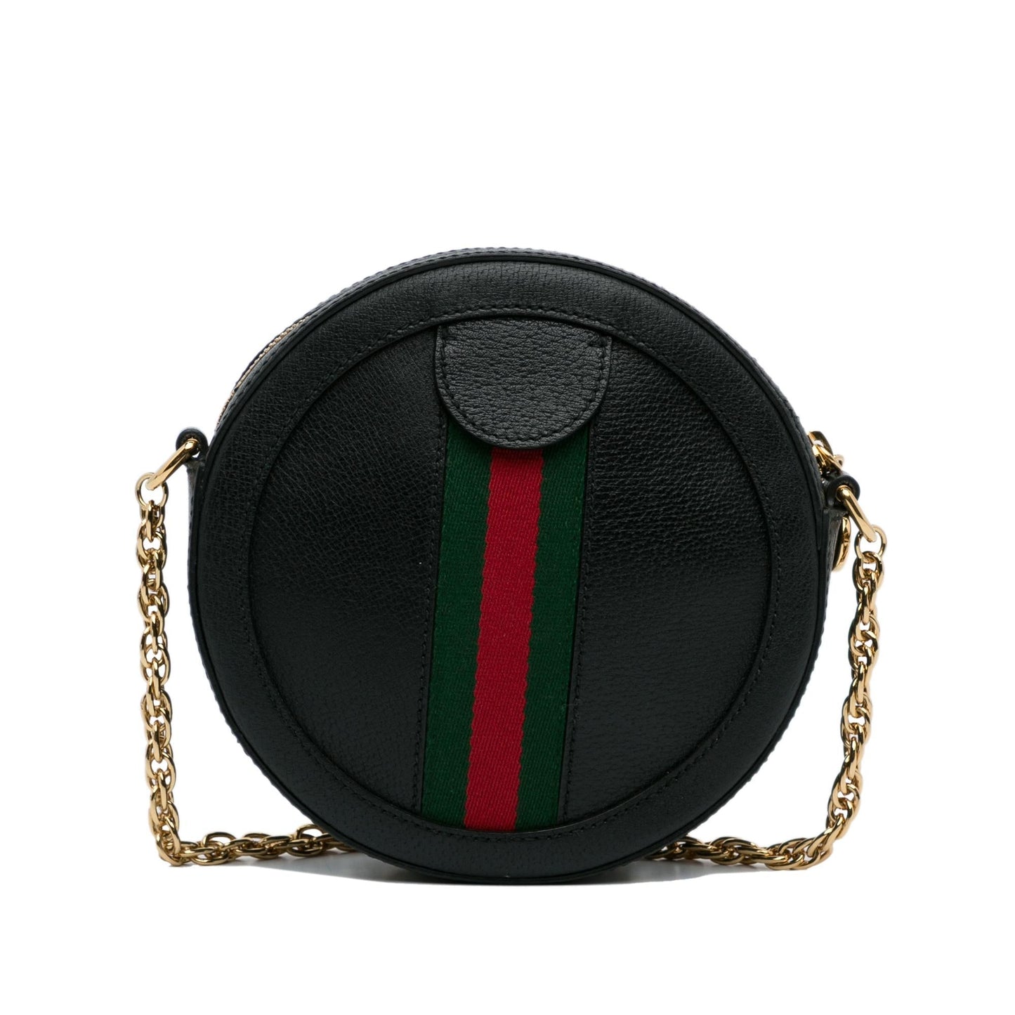 Gucci Round Ophidia SHG-whhprr Calf Black Mini Crossbody Bag