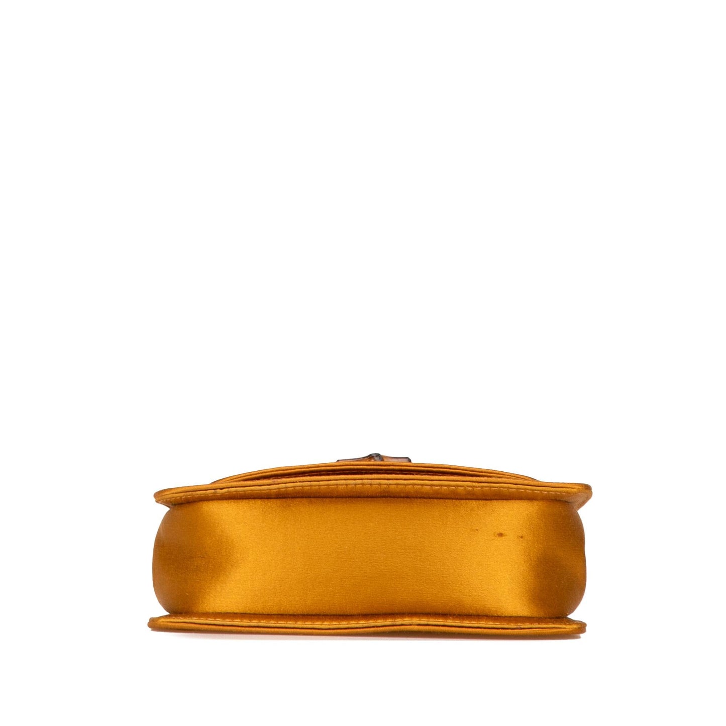Gucci Bamboo Night Satin Gold Mini Satchel Bag