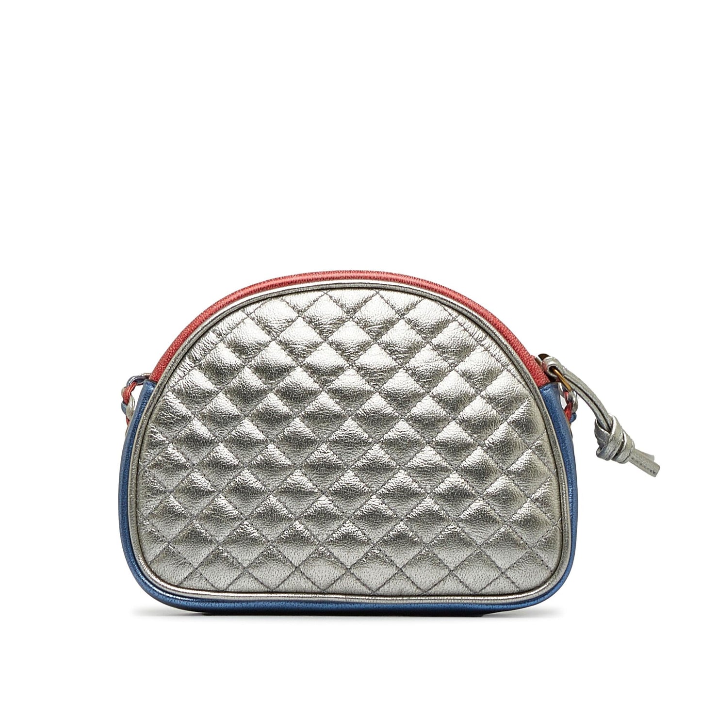 Gucci Trapuntata GG SHG-CT1I91 Calf Blue Red Mini Crossbody Bag