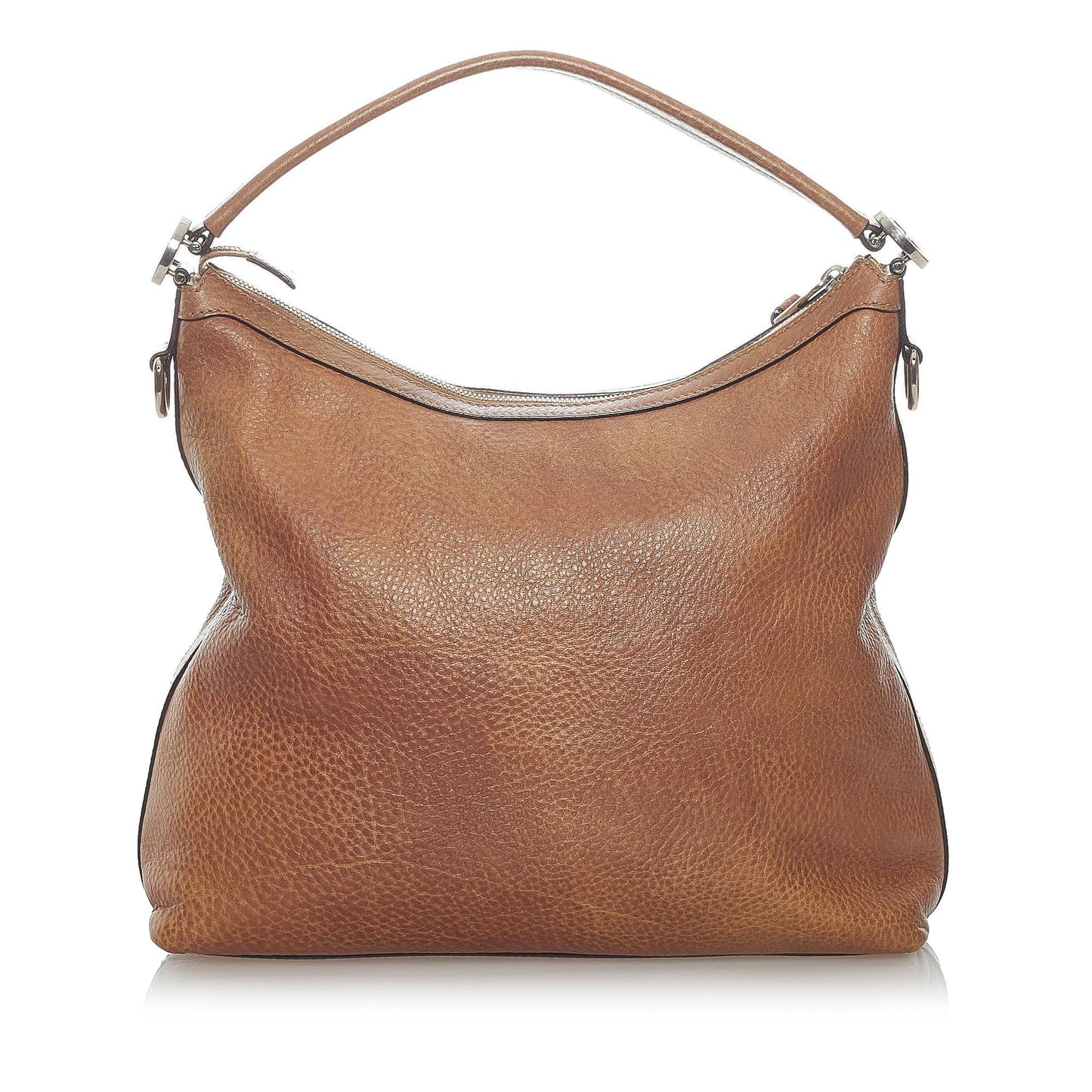 Gucci Miss GG SHG Leather Calf Brown Satchel Bag