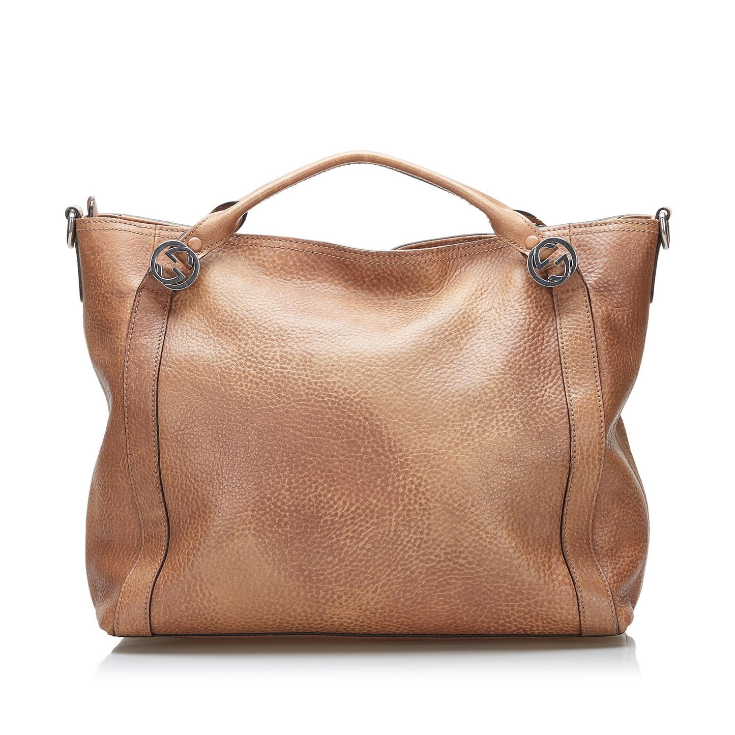 Gucci Miss GG SHG-Y1qpji Calf Brown Satchel Bag