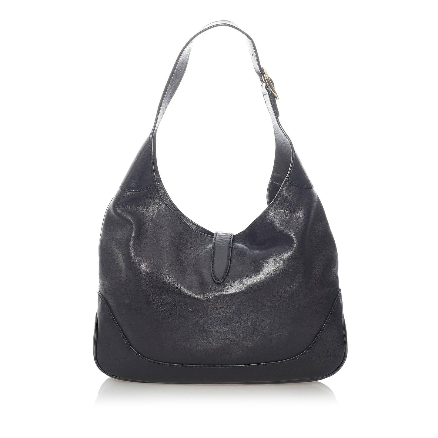 Gucci New Jackie SHG Leather Calf Black Shoulder Bag Bag Shg