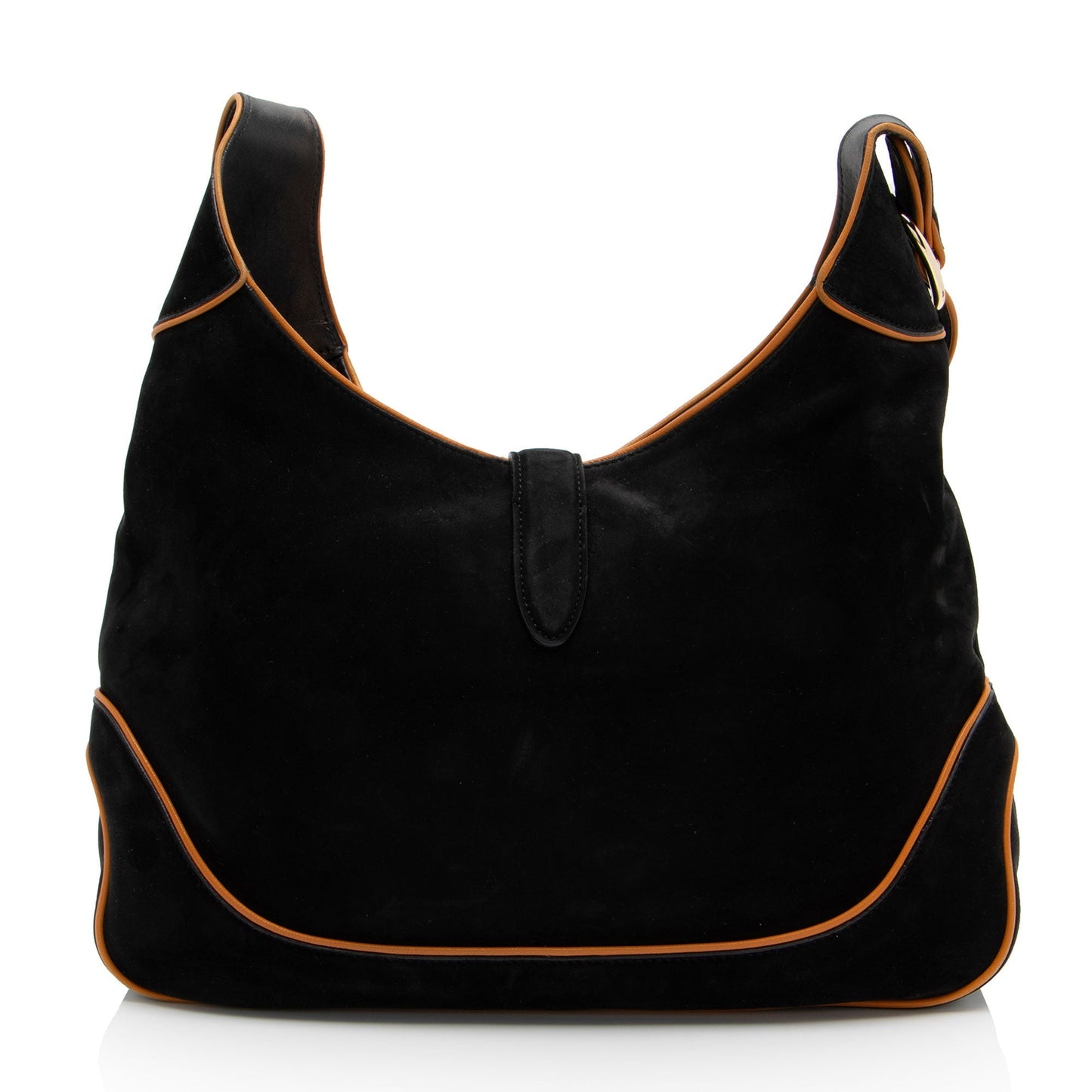 Gucci Nubuck Jackie SHF-IN61fj Leather Black Medium Shoulder Bag