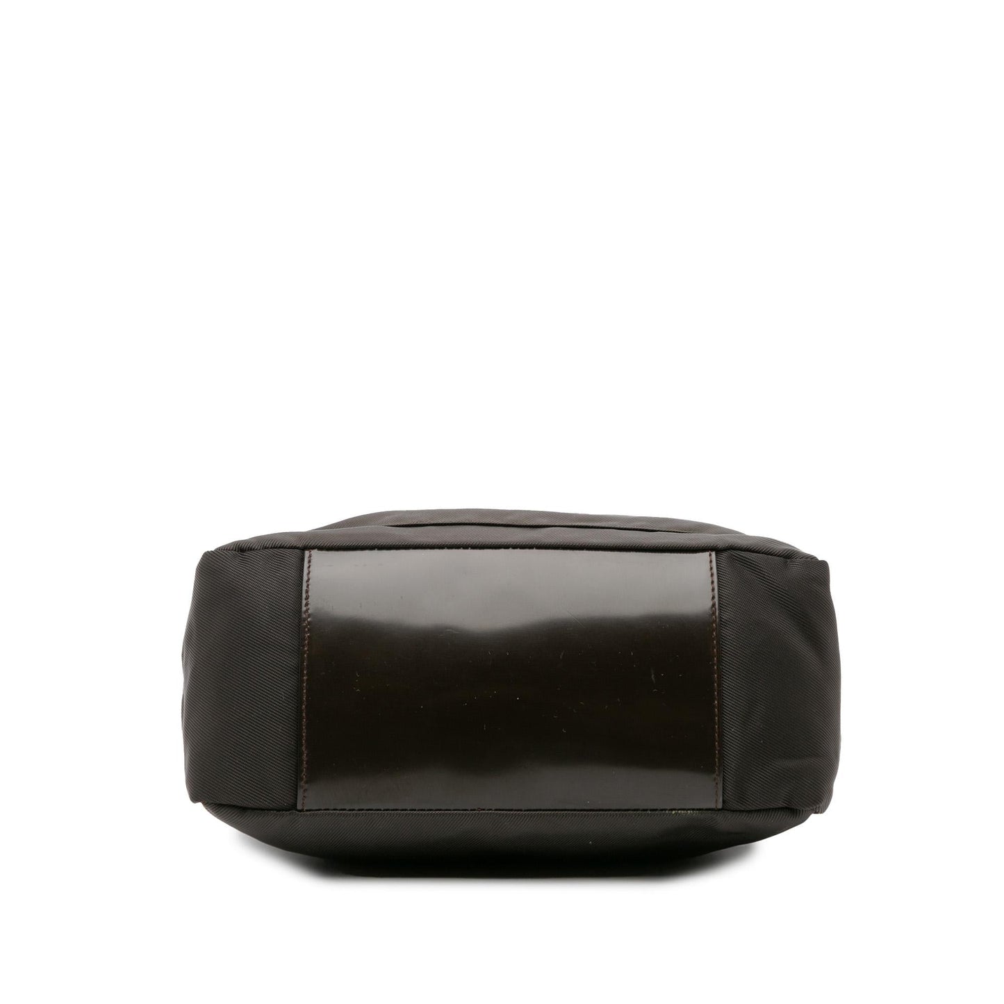 Gucci Bamboo Nylon Calf Brown Satchel Bag