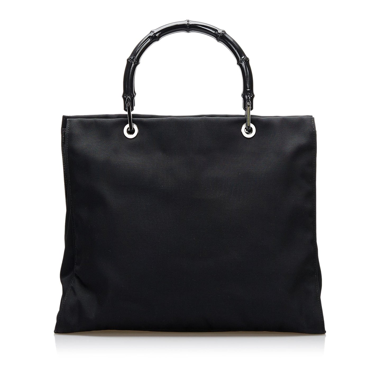 Gucci Bamboo SHG Nylon Black Tote Bag