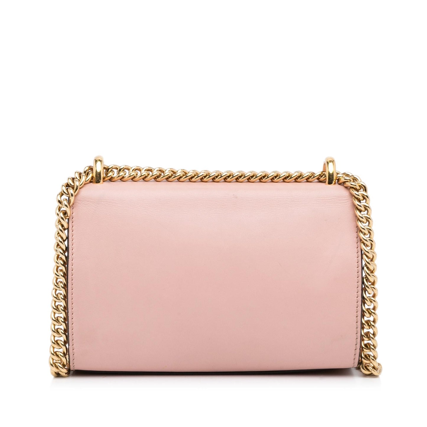 Gucci Padlock Crystal Embelished SHG-IbIDVW Calf Pink Crossbody Bag