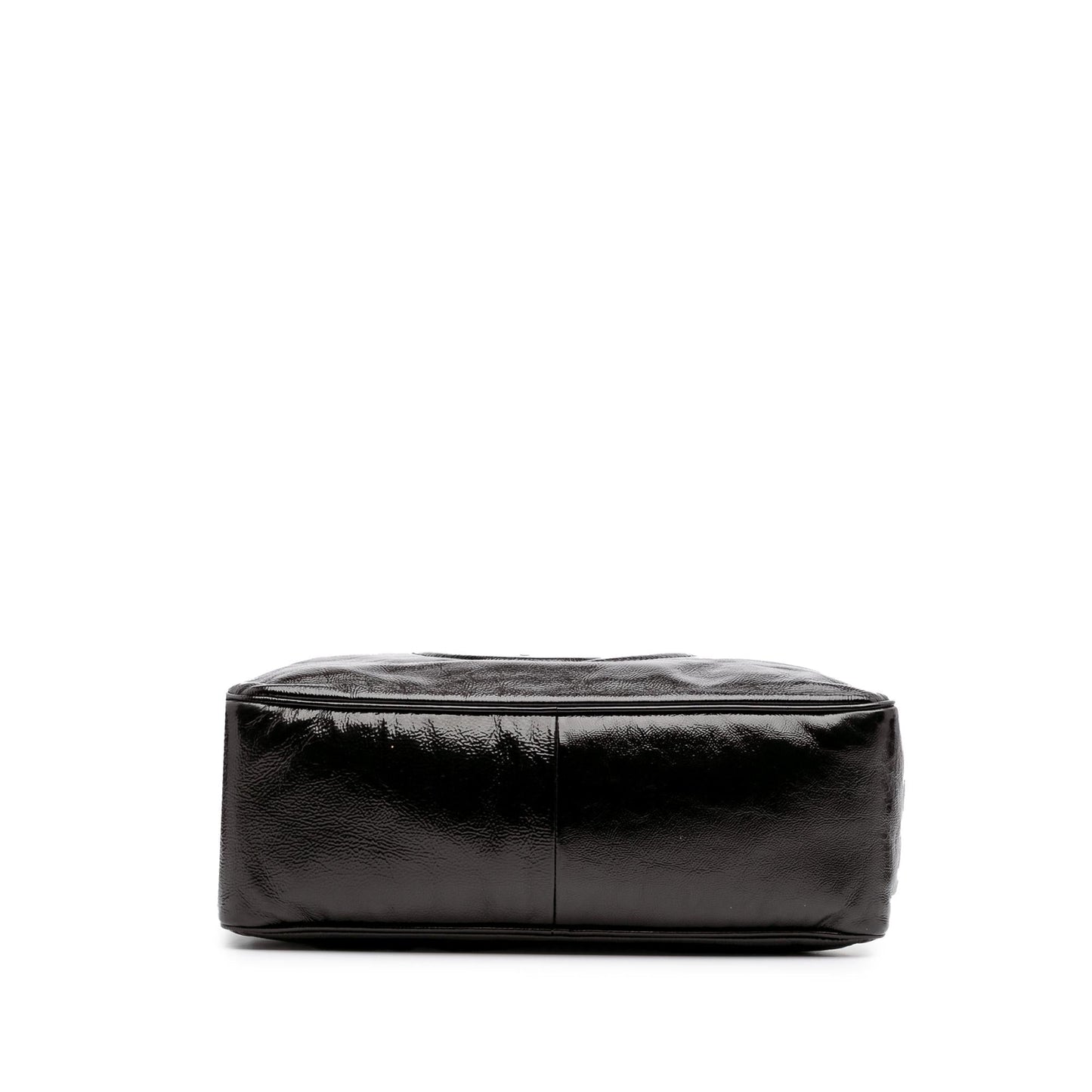 Gucci Soho Leather Patent Black Chain Shoulder Bag