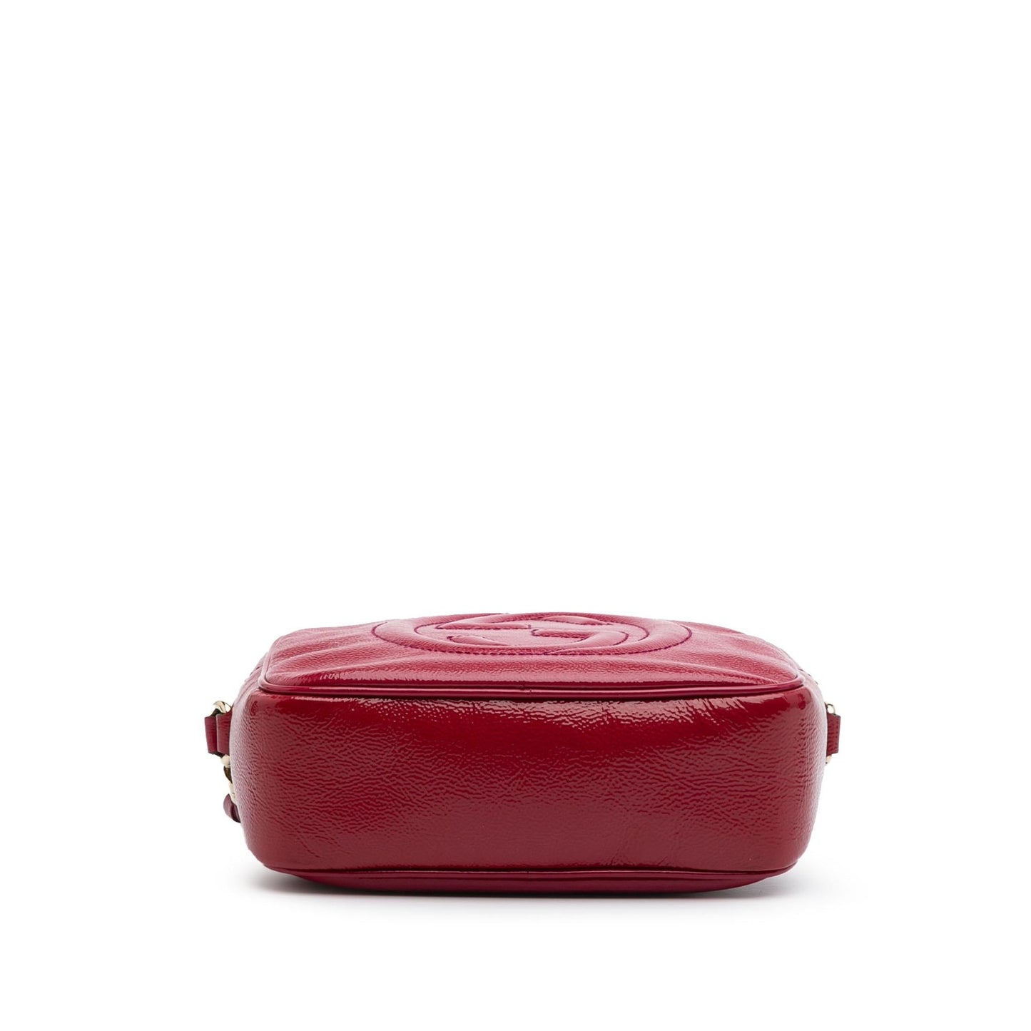 Gucci Soho Disco Leather Patent Pink Crossbody Bag