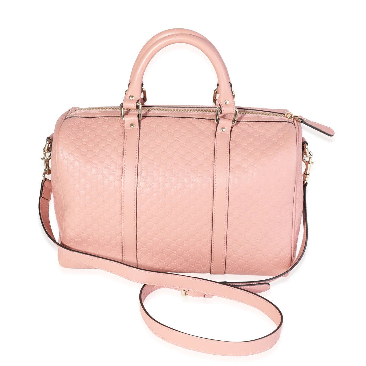 Gucci MICRO BOSTON Leather Travel Bag