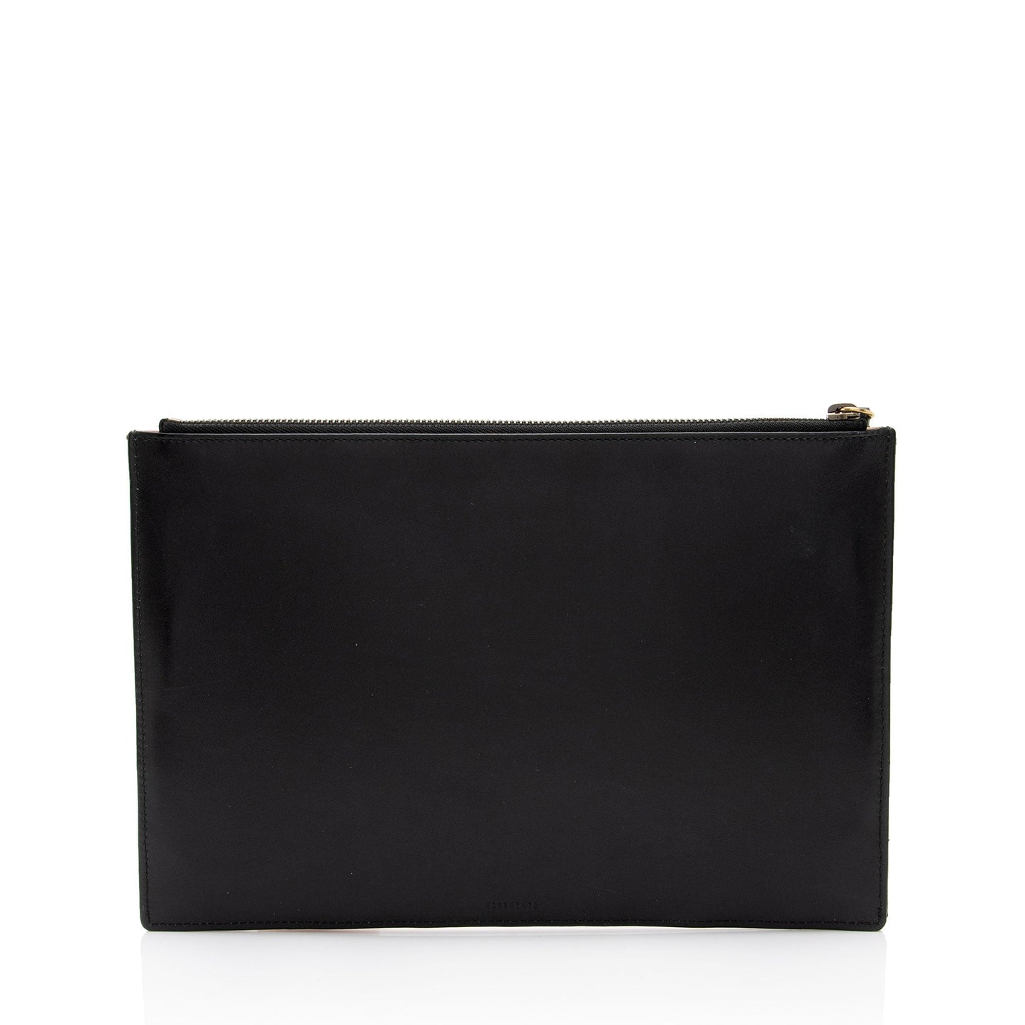 Gucci Queen Margaret Bee Zip SHF-ghI7kn Quilted Leather Black Clutch Bag