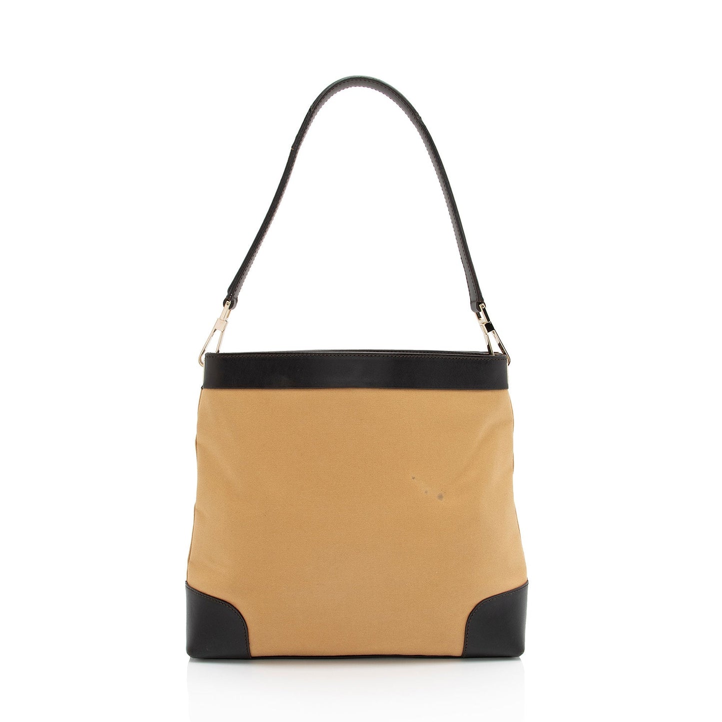 Gucci Web SHF-KhYFg1 Leather Canvas Nylon Brown Shoulder Bag
