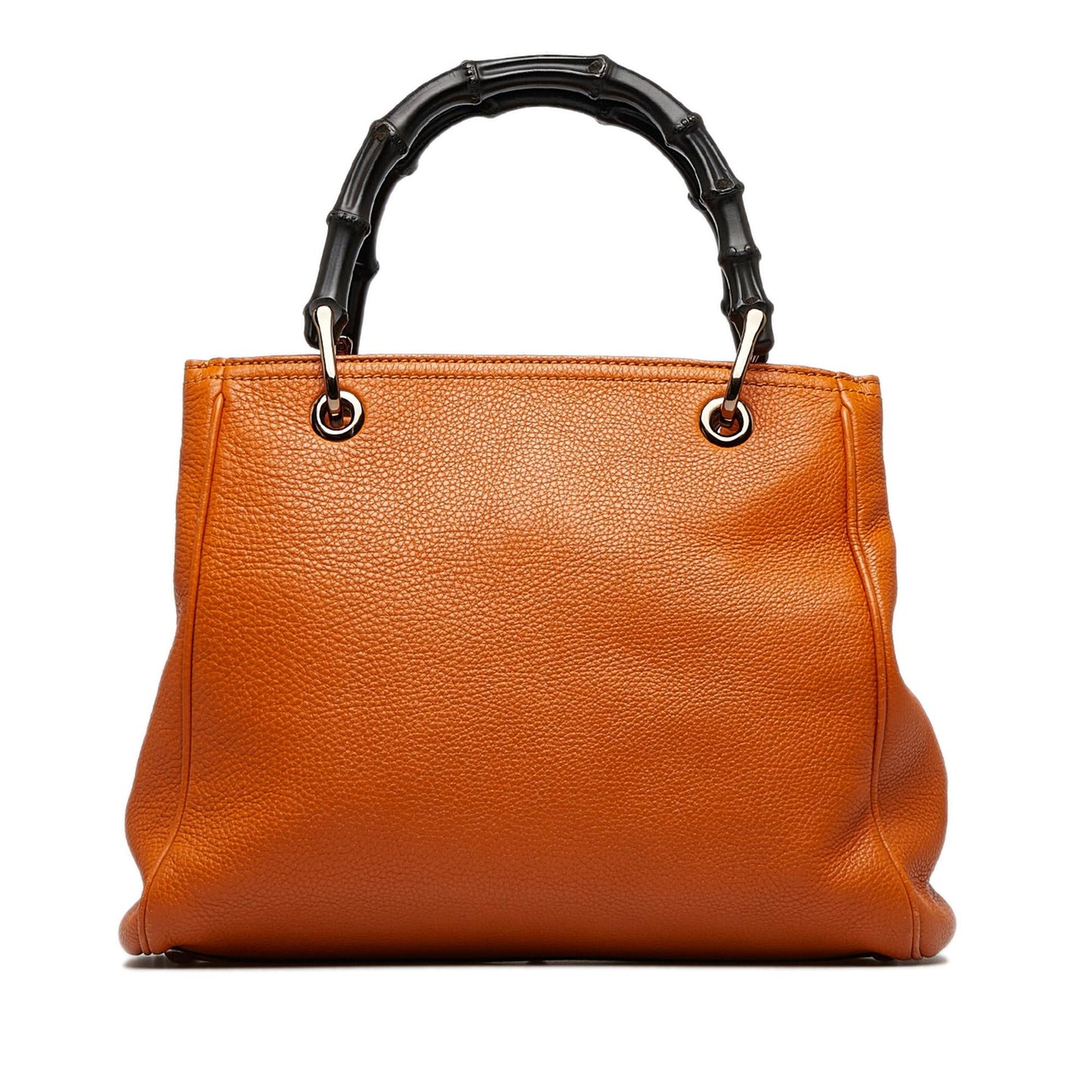 Gucci Bamboo Shopper SHG-dlzpl4 Calf Orange Small Satchel Bag