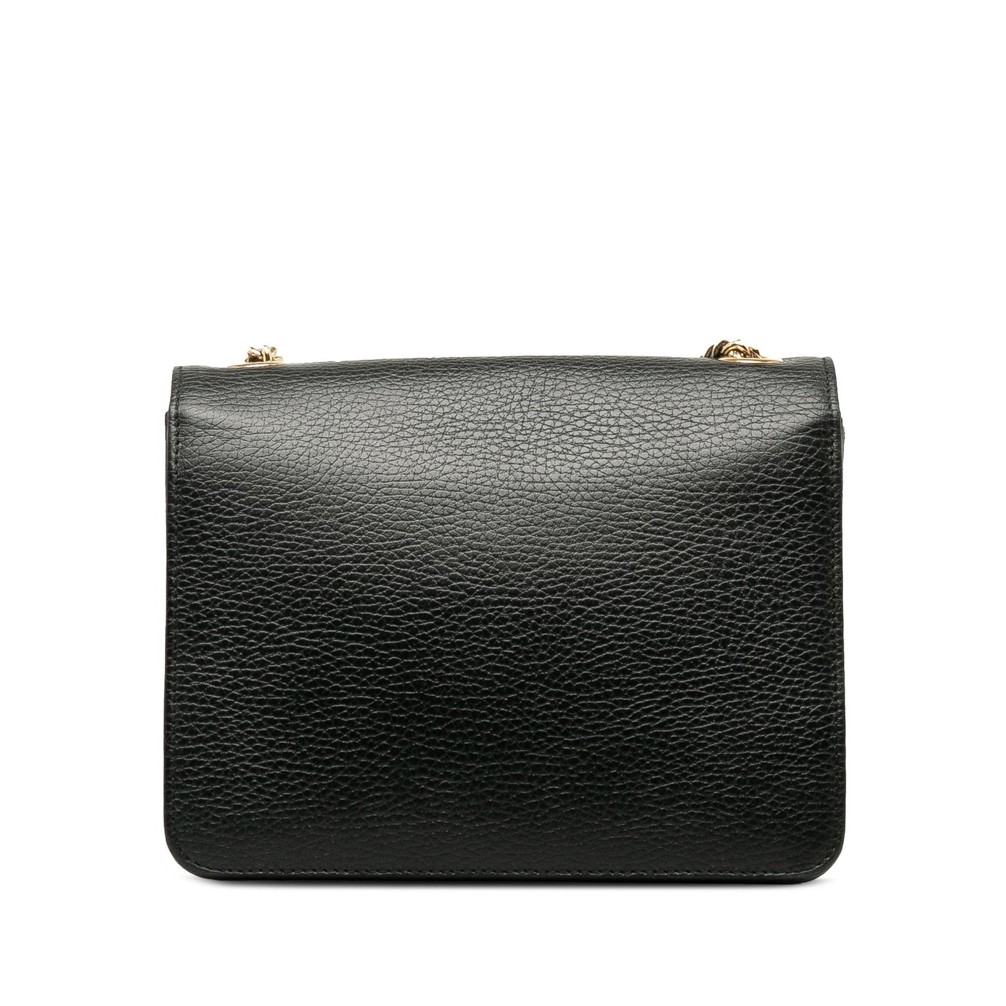 Gucci Dollar Interlocking G SHG-QutaH4 Calf Black Small Crossbody Bag