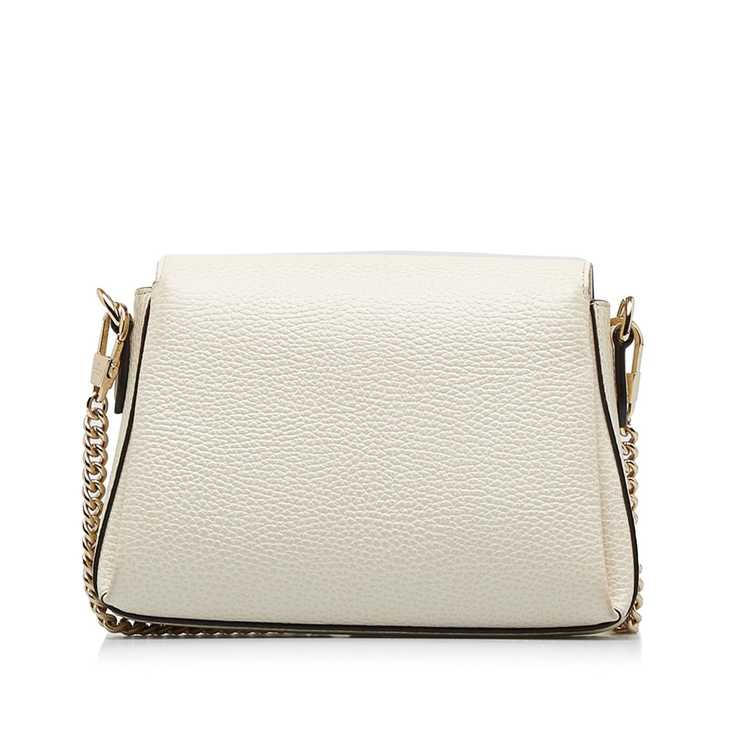 Gucci Dollar Interlocking G SHG-LmN5zb Calf White Small Crossbody Bag