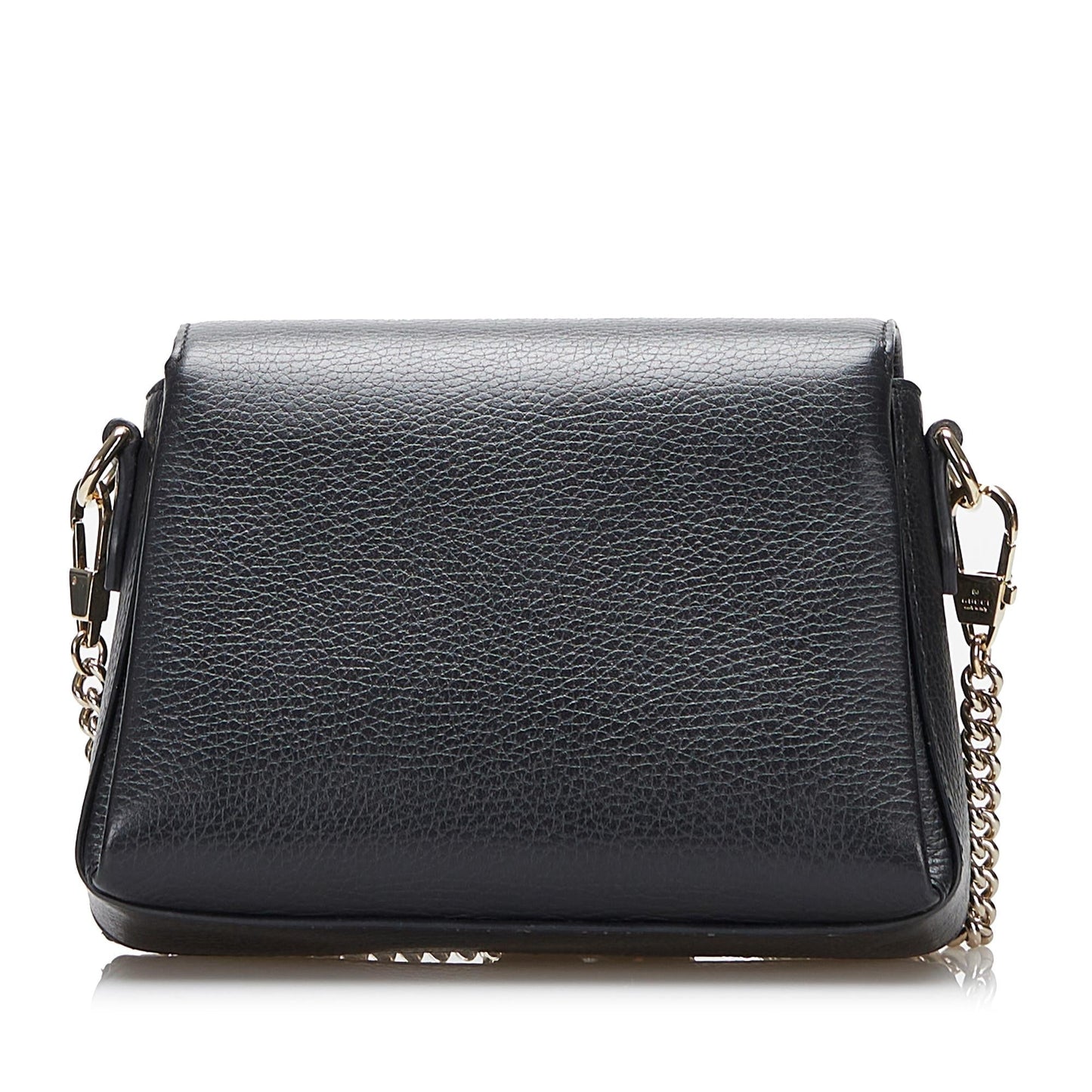 Gucci Dollar Interlocking SHG-UMXTo0 Calf Black Small Crossbody Bag