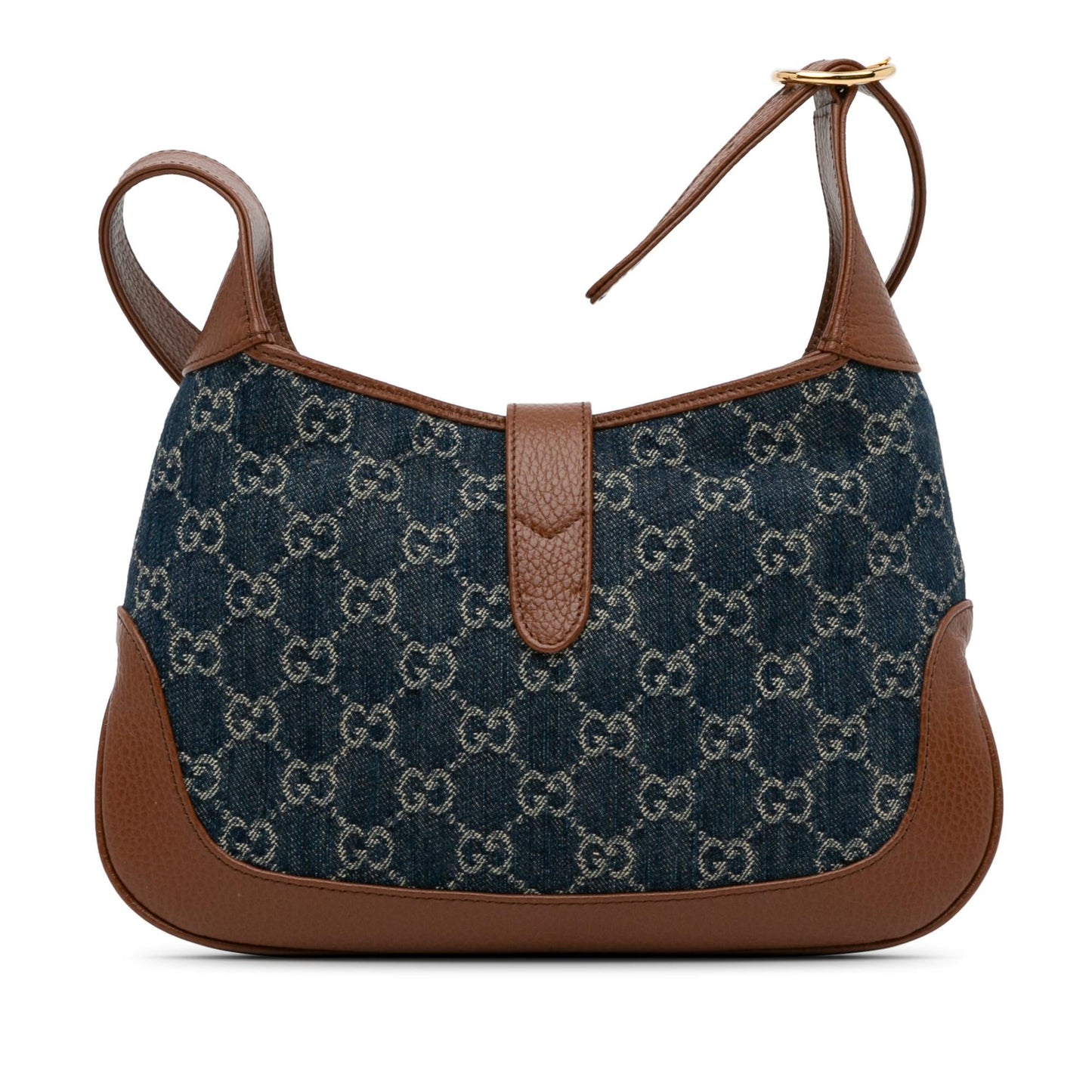 Gucci GG Jackie SHG-2taylF Denim Blue Small Crossbody Bag