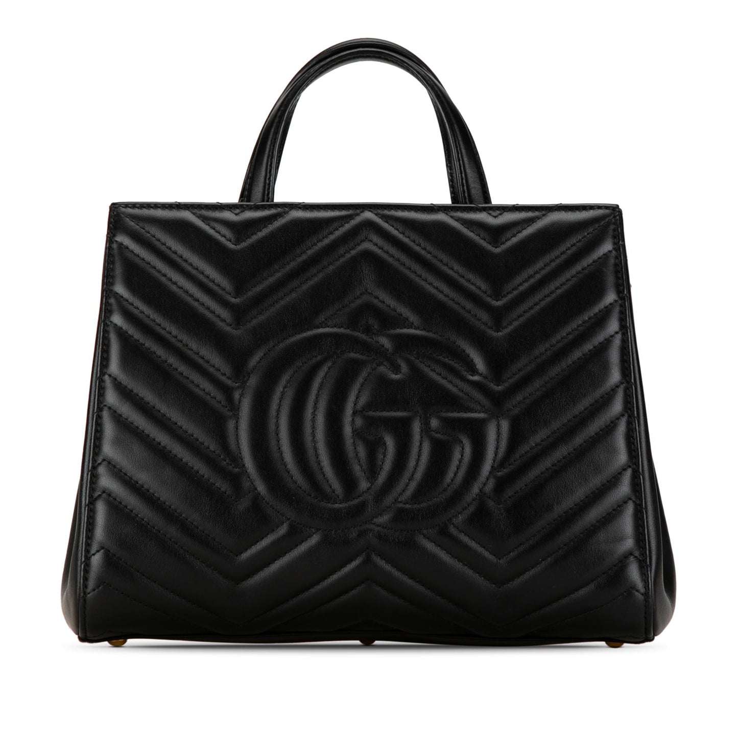 Gucci GG Marmont SHG-SEH8S6 Matelasse Calf Black Small Tote Bag