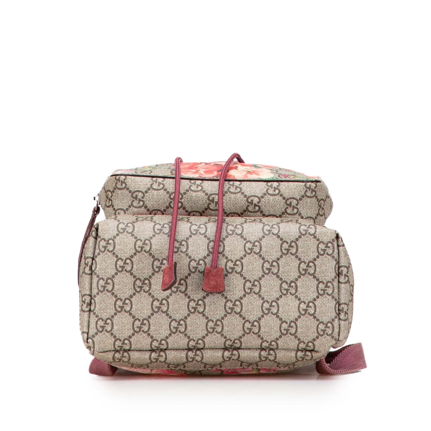 Gucci GG Supreme Blooms Single Buckle Small Backpack