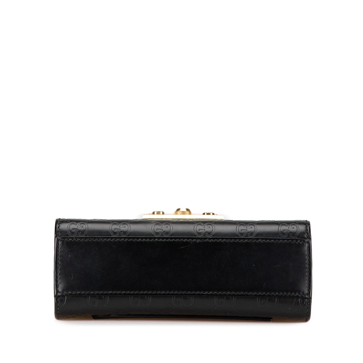 Gucci Guccissima Padlock Calf Black Small Crossbody Bag