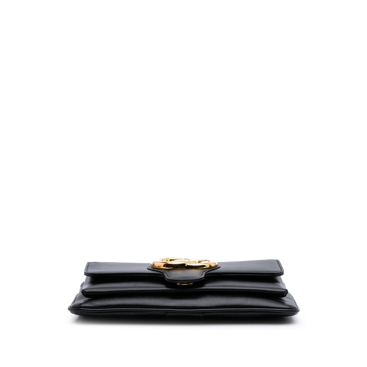 Gucci Arli Leather Calf Black Small Crossbody Bag
