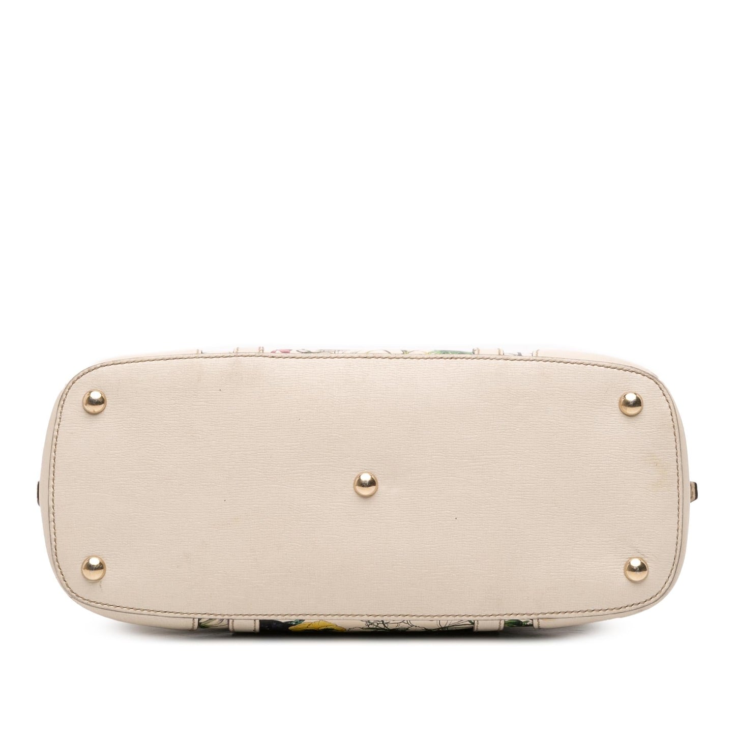 Gucci Flora Nice Dome Leather Small Travel Bag